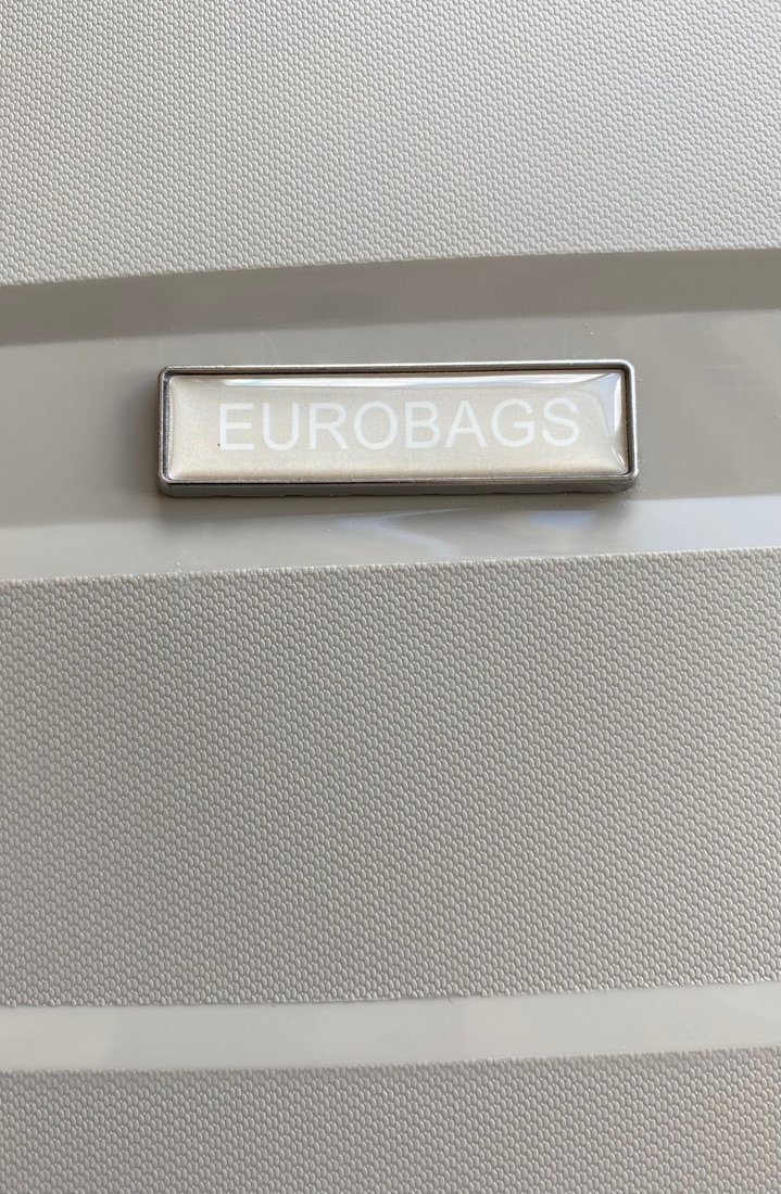 Чемодан-спиннер Eurobags PP-N99 (S, молочный)