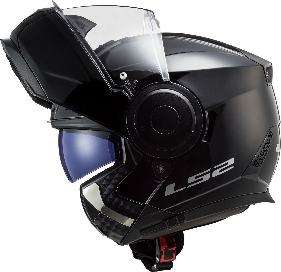 Мотошлем LS2 FF902 Scope II Solid (S, черный глянец)