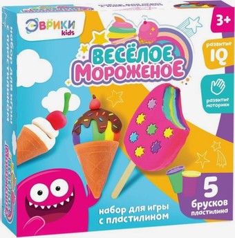 Набор для лепки Эврики Весёлое мороженое 3017109
