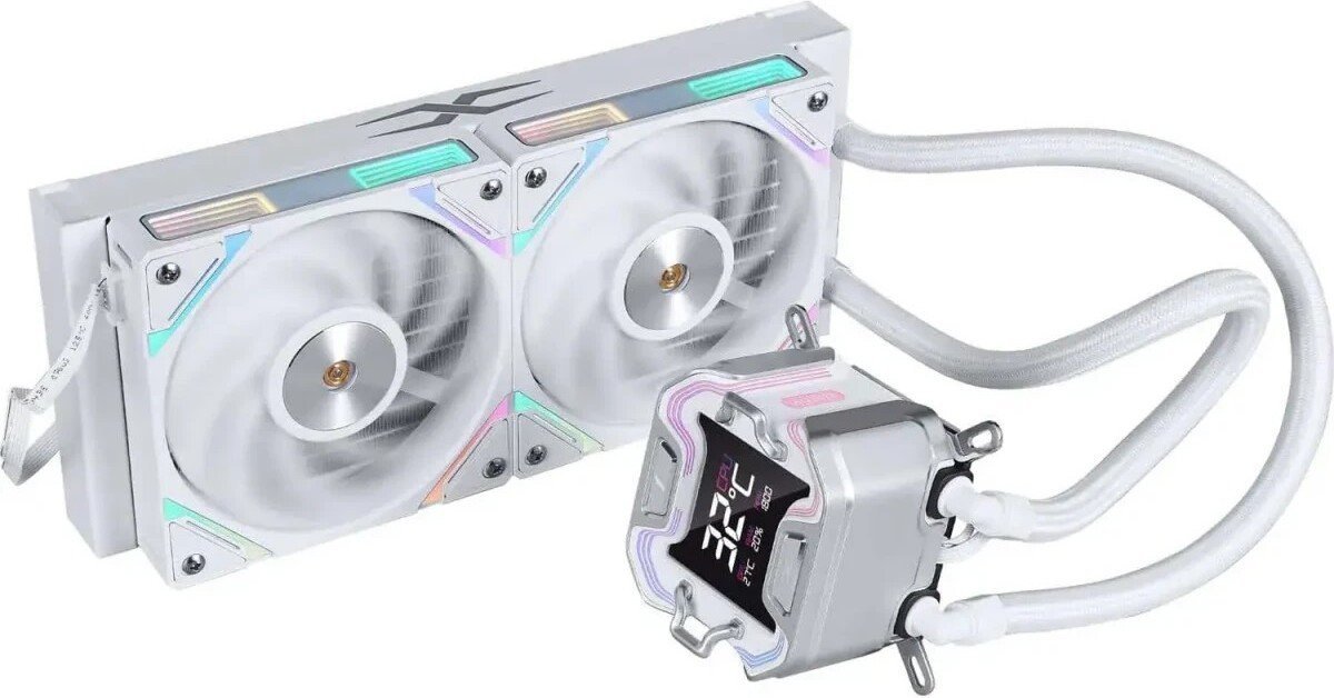 Система жидкостного охлаждения для процессора 1stPlayer X-240E (белый)