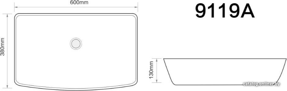Умывальник Axus 60 9119A