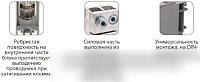 Клемма EKF PROxima PLC-KVS-16-95-Gray (cерый)