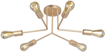 Люстра средней высоты Vitaluce V3071-8/6PL