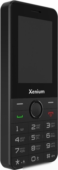 Кнопочный телефон Xenium X240 (черный)