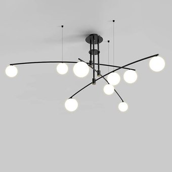 Подвесная люстра DeLight Collection 8119P/9 (black)