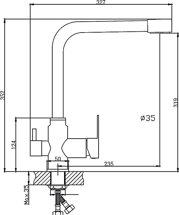 Смеситель Haiba HB76802