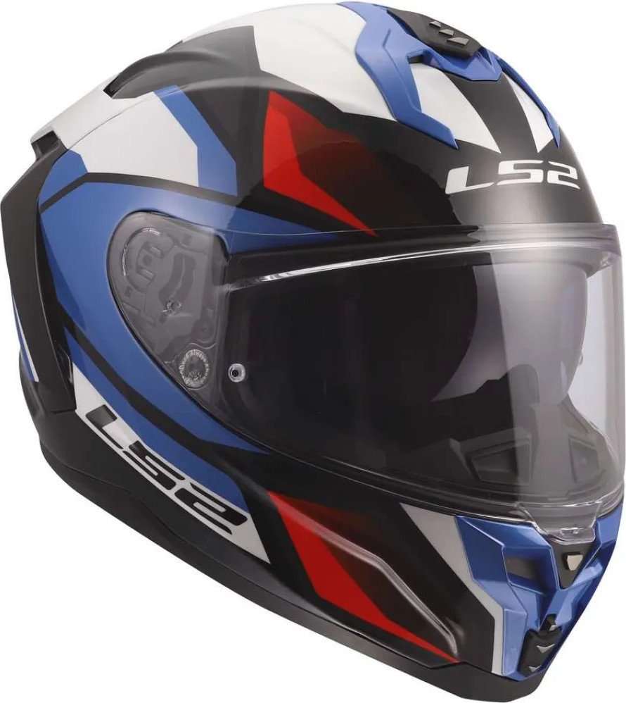 Мотошлем LS2 FF817 Challenger II Viper (2XL, белый/синий/красный)