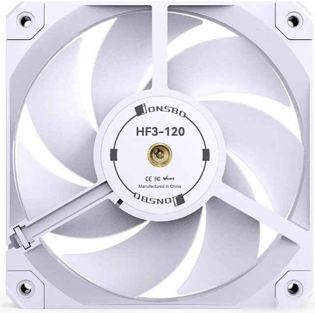 Вентилятор для корпуса Jonsbo HF3-120W (белый)