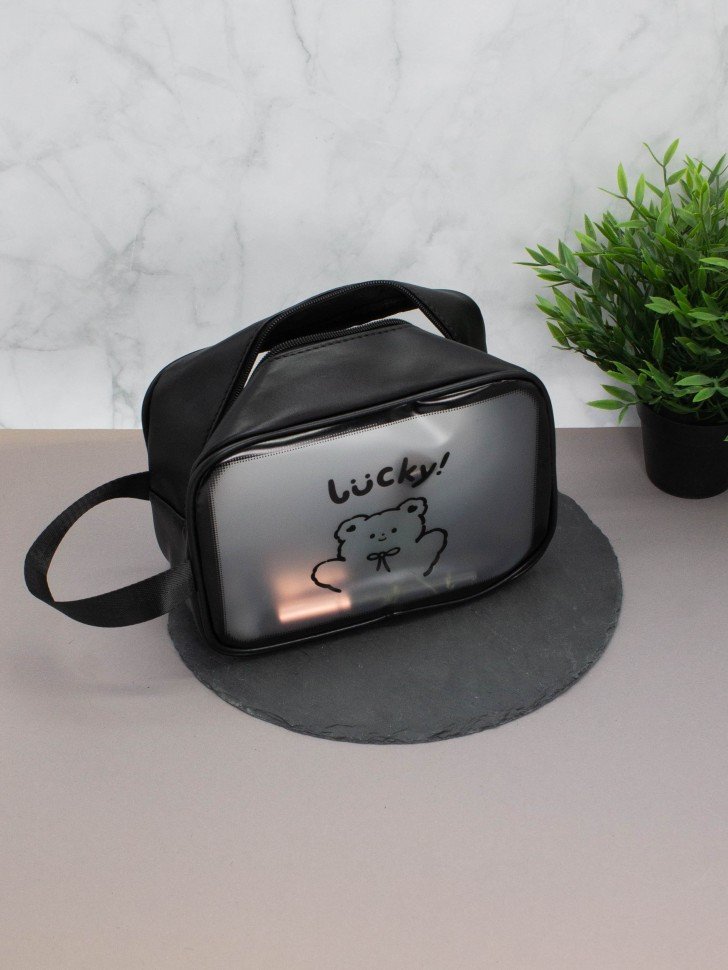 Косметичка ILikeGift Lucky bear ZT385-0017-34-01 (black)