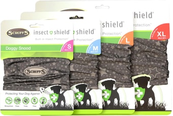Шлейка Scruffs Insect Shield Dog Snood 937102 (серый)