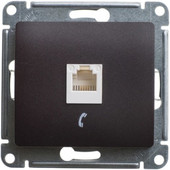 Розетка телефонная Schneider Electric Glossa GSL000781T (антрацит)