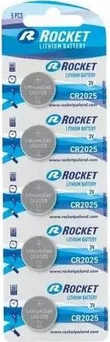Батарейка Rocket СR2025 5BL 5 шт
