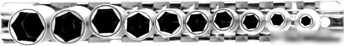 Набор торцевых головок Stels 13605 (10 предметов)