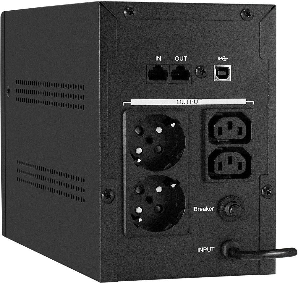 Источник бесперебойного питания ExeGate SpecialPro UNB-2000.LED.AVR.2SH.2C13.RJ.USB EX292607RUS