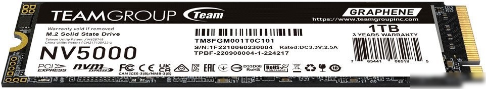SSD Team NV5000 1TB TM8FGM001T0C101
