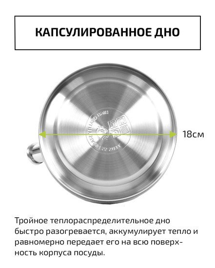 Чайник со свистком TimA WTK232BD
