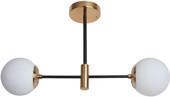 Люстра средней высоты Mirastyle BL-8316/2 COPPER+BK