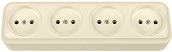 Розетка Bylectrica Вариант РА16-0181 (бежевый)