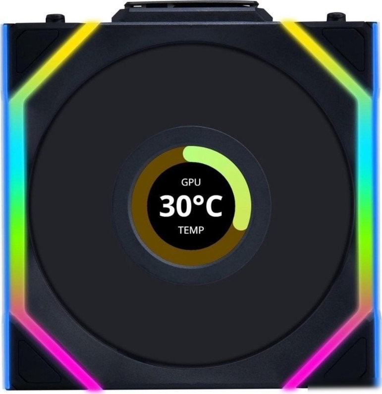 Комплект вентиляторов для корпуса с контроллером Lian Li Uni Fan SL 120 Wireless LCD Reverse G99.12RSLLCD1W3B.R0