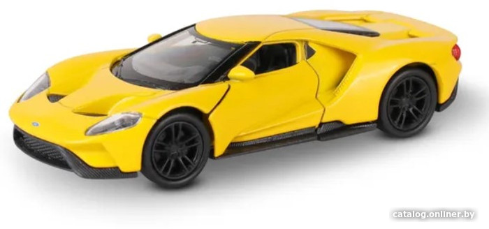 Легковой автомобиль Welly Ford 2017 GT 43748W (синий)