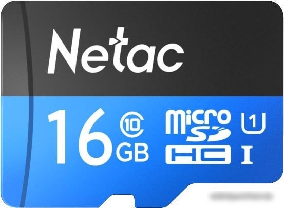 Карта памяти Netac P500 Standard 16GB NT02P500STN-016G-R (с адаптером)