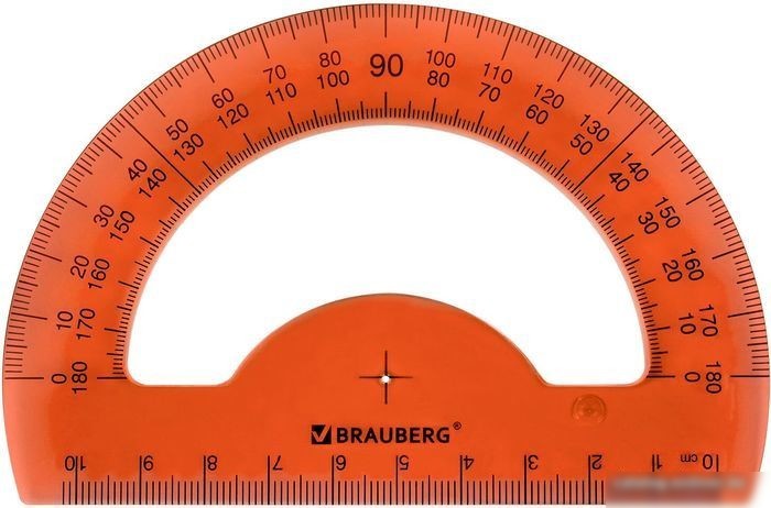 Транспортир BRAUBERG Fruity 210768