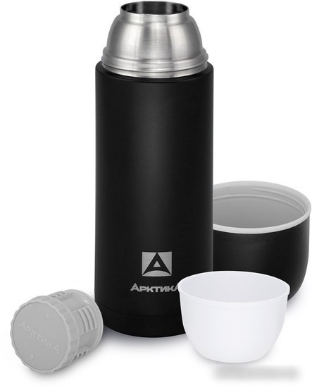Термос Арктика 105-1000 1л (черный текстурный)