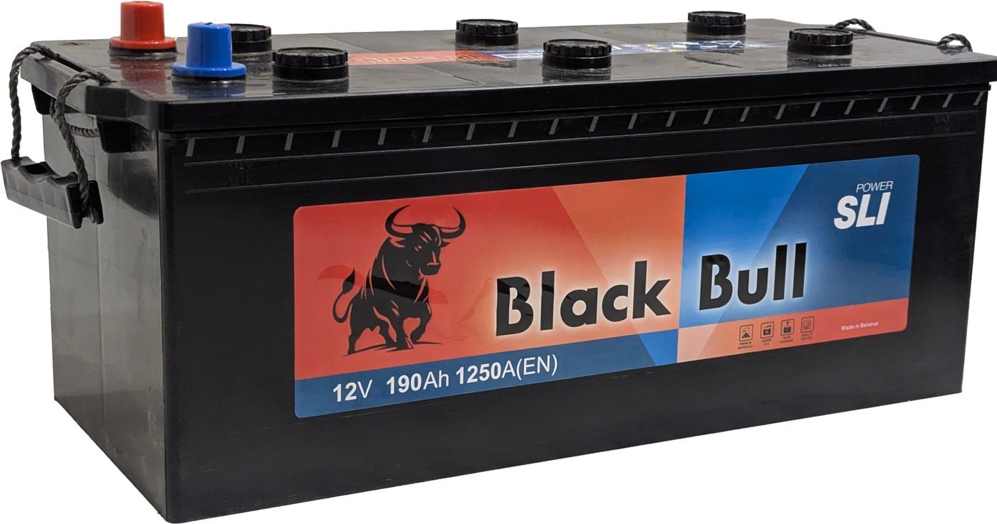 Автомобильный аккумулятор Black Bull (3) евро L+ (190 А·ч)