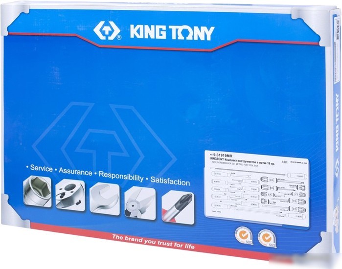 Набор отверток King Tony 9-31919MR (19 предметов)