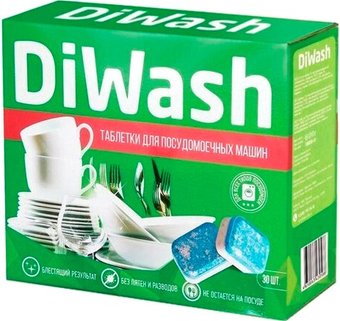 Таблетки для посудомоечной машины DiWash 30 шт