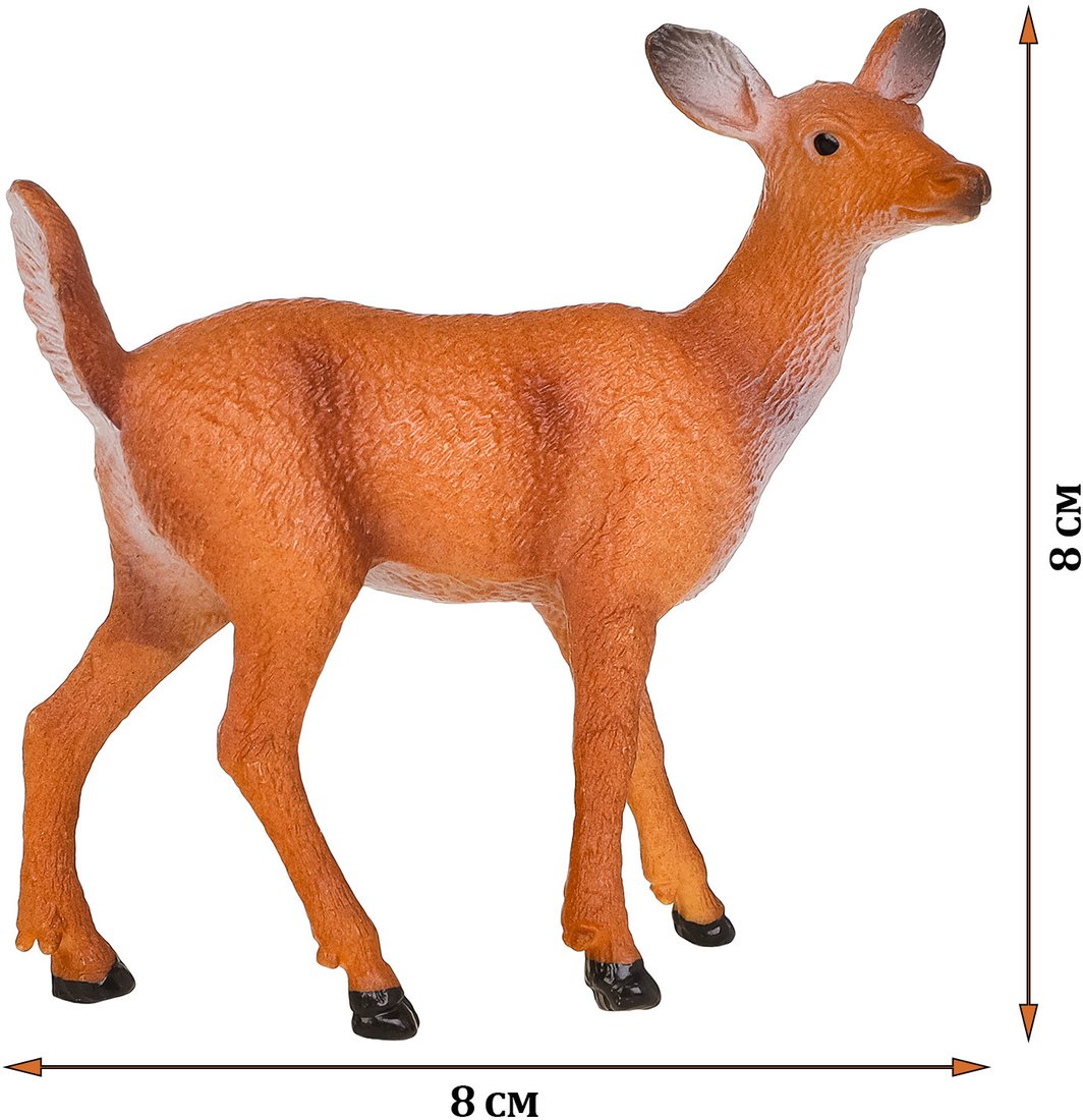 Набор фигурок Masai Mara Мир диких животных. Семья оленей MM211-147