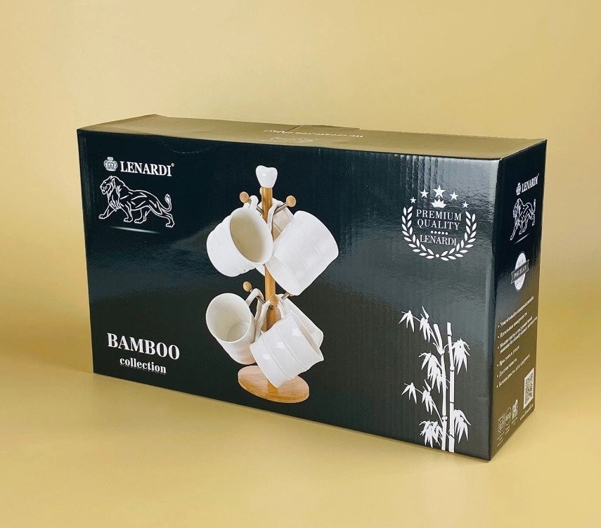 Набор кружек Lenardi Bamboo 140-153 (6шт)