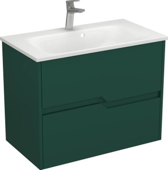 Veneciana Тумба с умывальником Veneto 100 с 2-мя ящиками + Florentina Фортуна 100 (зеленый матовый)