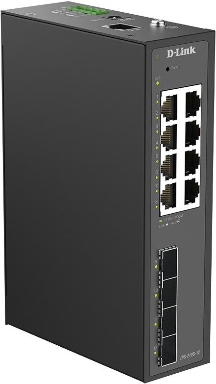 Управляемый коммутатор 2-го уровня D-Link DIS-210G-12/A1A