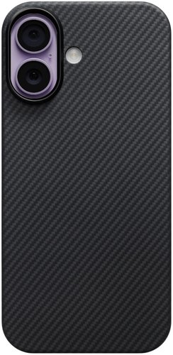 Чехол для телефона Pitaka Ultra-Slim для iPhone 17 (600D Black/Grey Twill)