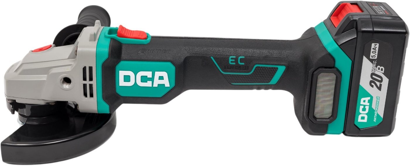 Угловая шлифмашина DCA ADSM06-125 Type FK (с 2-мя АКБ, кейс)