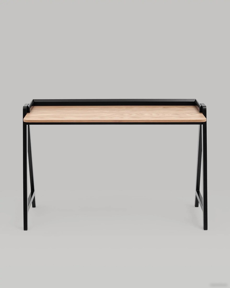 Стол Stool Group Pyramid 118x53 T-002-P (светлое дерево/черный)
