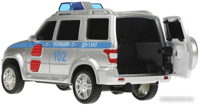 Внедорожник Технопарк Uaz Патриот Полиция PATRIOTBLACK-15PLPOL-SL