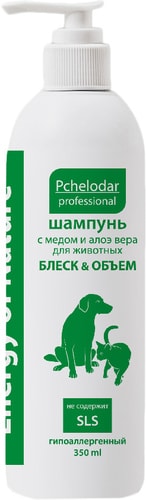 Шампунь Pchelodar Energy of Nature с медом и алоэ вера (350 мл)