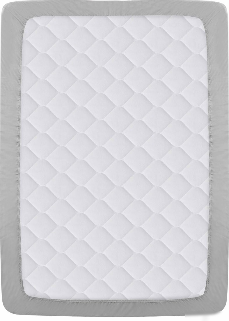 Постельное белье DO&CO Soft на резинке 90x200x30 12121 (серый)