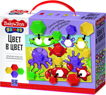 Развивающая игра Baby Toys Цвет в цвет 04377