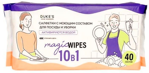 Средство универсальное Duke's Home Wonders Бамбук DS017 (40 шт) Средство универсальное Duke's Home Wonders Бамбук DS017 (40 шт)
