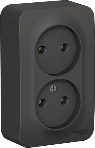 Розетка Systeme Electric Blanca BLNRA000216 (антрацит)