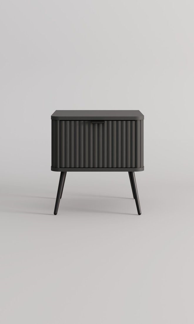 Тумба Arvento Rondo 1S (графит/дарк грей)