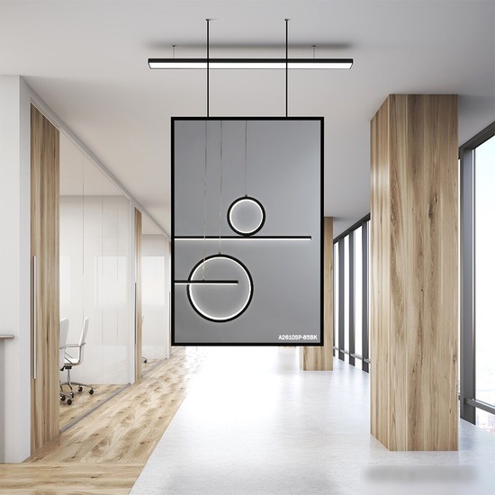 Подвесная люстра Arte Lamp Polaris A2610SP-85BK