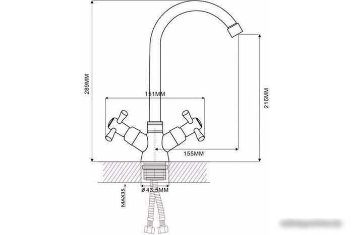 Смеситель Ekko E49118-7
