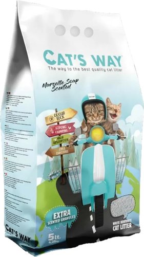 Наполнитель для туалета Cats Way Marseille Soap 5 л