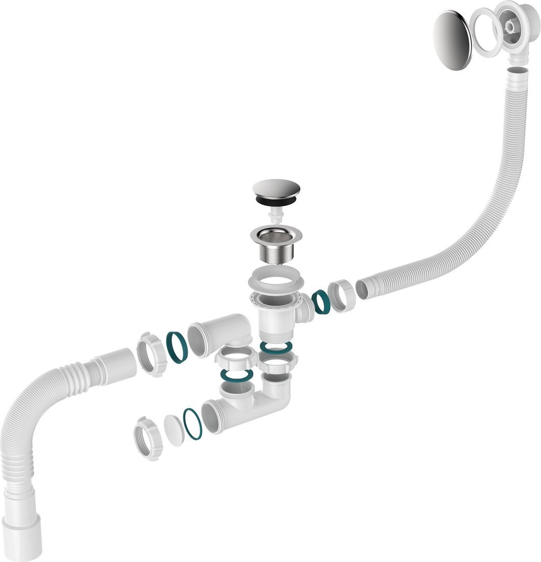 Сифон Aquant V512-18-MR