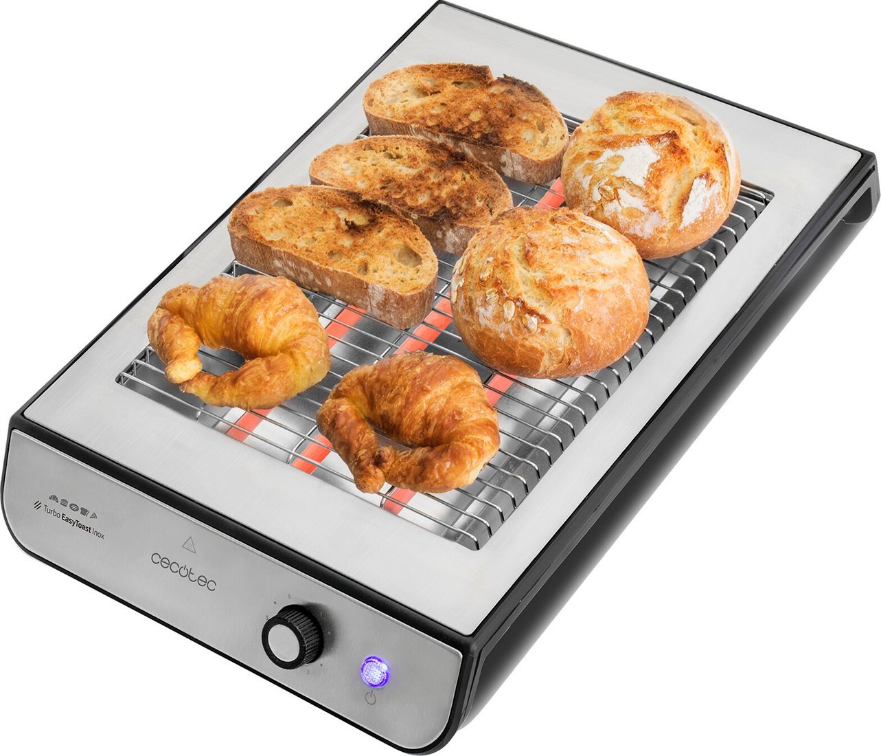 Электрогриль Cecotec Turbo EasyToast Inox Flatbed