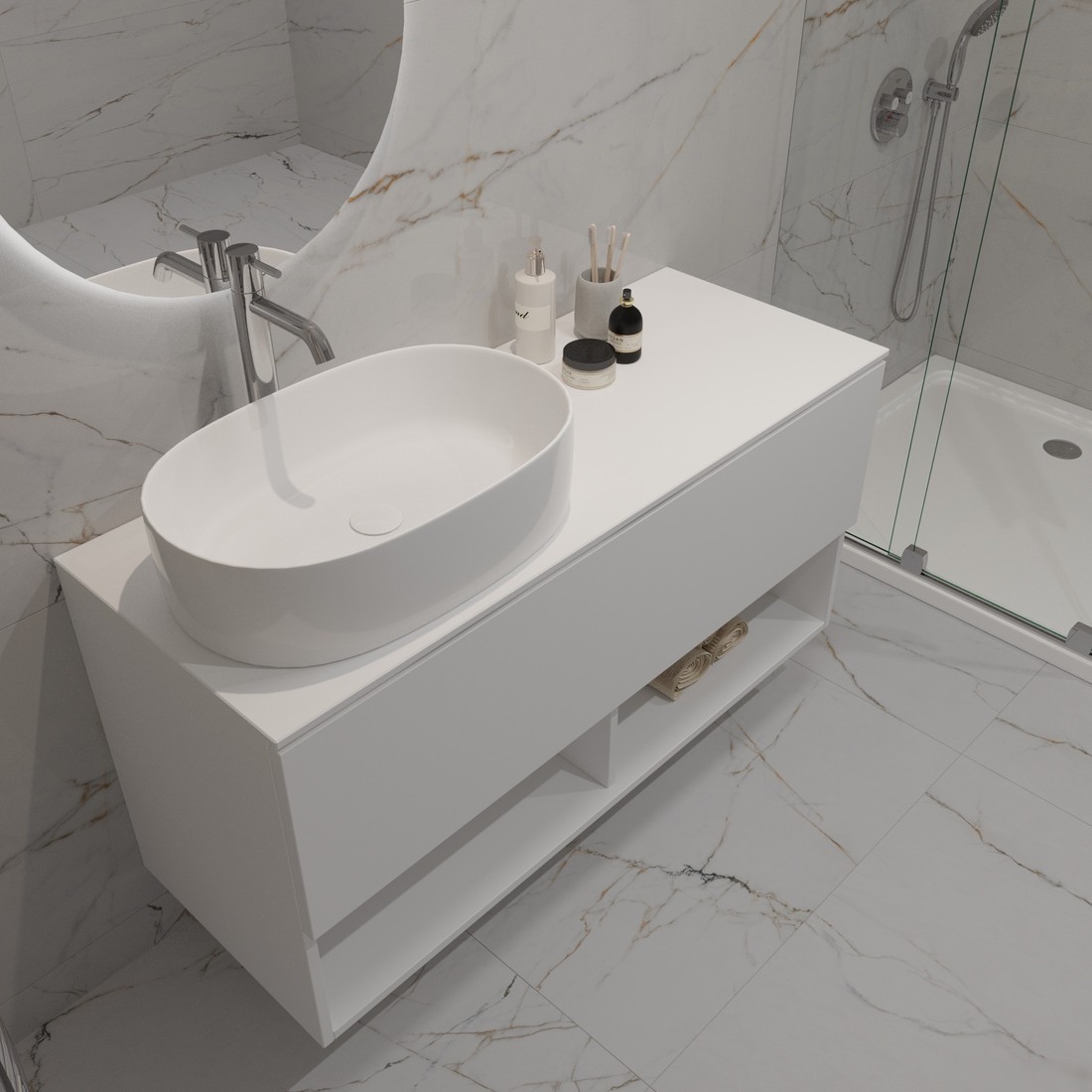 ЗОВ Столешница 13 CKP13W1195458C2S (белый)